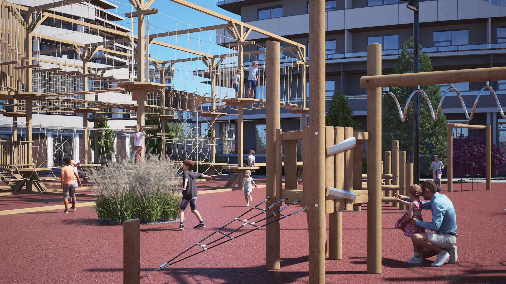 Детские  & Спортивные площадки